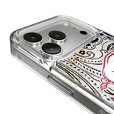 University of Arkansas Fayetteville Razorbacks Paisley Glitter Phone Case for Apple iPhone 17 Series