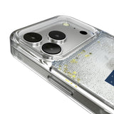 University of Michigan Wolverines Linen Glitter Phone Case for Apple iPhone 17 Series