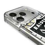 Las Vegas Raiders Brick Wall Glitter Phone Case for Apple iPhone 17 Series