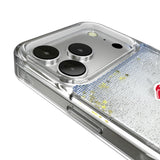 New England Patriots Historic Collection Linen Glitter Phone Case for Apple iPhone 17 Series