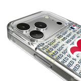 Boston Red Sox Text Backdrop Glitter Phone Case for Apple iPhone 17 Series