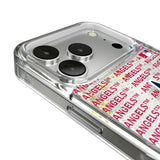 Los Angeles Angels Text Backdrop Glitter Phone Case for Apple iPhone 17 Series