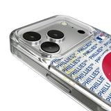 Philadelphia Phillies Text Backdrop Glitter Phone Case for Apple iPhone 17 Series