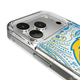 Los Angeles Chargers Paisley Glitter Phone Case for Apple iPhone 17 Series