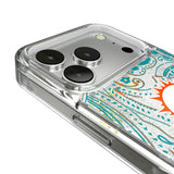 Miami Dolphins Paisley Glitter Phone Case for Apple iPhone 17 Series