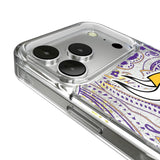 Minnesota Vikings Paisley Glitter Phone Case for Apple iPhone 17 Series