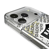 Las Vegas Raiders Personalized Tilt Glitter Phone Case for Apple iPhone 17 Series