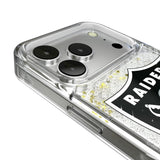 Las Vegas Raiders Personalized EndZone Plus Glitter Phone Case for Apple iPhone 17 Series