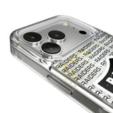 Las Vegas Raiders Text Backdrop Glitter Phone Case for Apple iPhone 17 Series