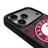 University of Alabama Crimson Tide Plaid MagSafe Compatible Phone Case for Apple iPhone 17 Series