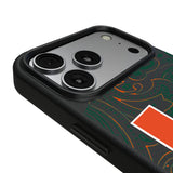 University of Miami Hurricanes Paisley MagSafe Compatible Phone Case for Apple iPhone 17 Series