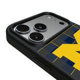 University of Michigan Wolverines Plaid MagSafe Compatible Phone Case for Apple iPhone 17 Series