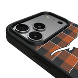 University of Texas Longhorns Plaid MagSafe Compatible Phone Case for Apple iPhone 17 Series