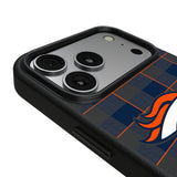 Denver Broncos Plaid MagSafe Compatible Phone Case for Apple iPhone 17 Series