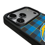 Los Angeles Chargers Plaid MagSafe Compatible Phone Case for Apple iPhone 17 Series