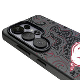 University of Arkansas Fayetteville Razorbacks Paisley MagSafe Compatible Phone Case for Samsung Galaxy
