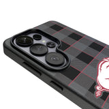 University of Arkansas Fayetteville Razorbacks Plaid MagSafe Compatible Phone Case for Samsung Galaxy