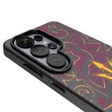Arizona State University Sun Devils Paisley MagSafe Compatible Phone Case for Samsung Galaxy