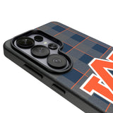 University of Auburn Tigers Plaid MagSafe Compatible Phone Case for Samsung Galaxy