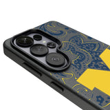 University of Michigan Wolverines Paisley MagSafe Compatible Phone Case for Samsung Galaxy
