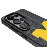 University of Michigan Wolverines Text Backdrop MagSafe Compatible Phone Case for Samsung Galaxy