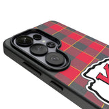 Kansas City Chiefs Plaid MagSafe Compatible Phone Case for Samsung Galaxy