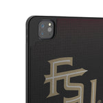 Florida State University Seminoles Athletic Wordmark Personalized Linen Tablet Case for Apple iPad