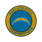 Los Angeles Chargers Personalized Endzone Solid PopSockets Magnetic Phone Grip and Stand