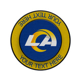 Los Angeles Rams Personalized Endzone Solid PopSockets Magnetic Phone Grip and Stand