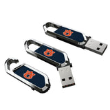 University of Auburn Tigers Solid USB 64GB Clip Style Flash Drive