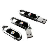 Pittsburgh Steelers Solid USB 64GB Clip Style Flash Drive