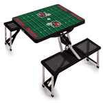 Tampa Bay Buccaneers - Picnic Table Portable Folding Table with Seats and Umbrella