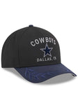 Men's Dallas Cowboys New Era Black/Navy 2025 NFL Draft 39THIRTY Flex Hat