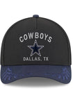Men's Dallas Cowboys New Era Black/Navy 2025 NFL Draft 39THIRTY Flex Hat