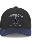 Men's Dallas Cowboys New Era Black/Navy 2025 NFL Draft 39THIRTY Flex Hat