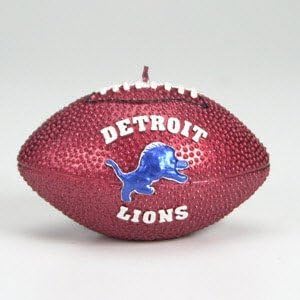 NFL Detroit Lions 5" Football Candle