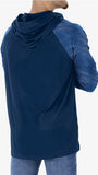 ZUBAZ SEATTLE SEAHAWKS NFL MEN'S TEAM COLOR HOODIE WITH TONAL VIPER SLEEVES-LARGE