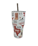 Magnolia Lane Texas Longhorns Metal Tumbler