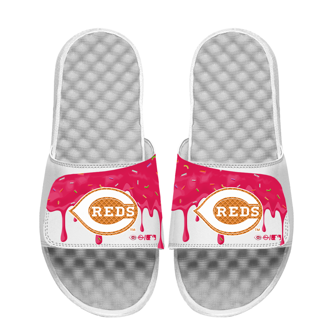 Cincinnati Reds Ice Cream Drip Slide Sandals – SOK Sports