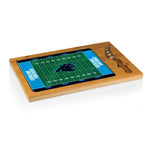Carolina Panthers Football Field - Icon Glass Top Cutting Board & Knife Set