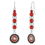 San Francisco 49ers Beaded Dangle Earrings