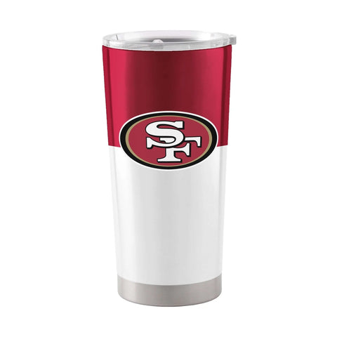 San Francisco 49ers 20oz Colorblock Stainless Tumbler