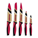 San Francisco 49ers 5-Piece Kitchen Knife Set