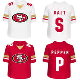 San Francisco 49ers Gameday Ceramic Salt & Pepper Shakers