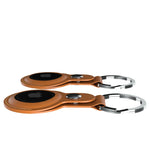 University of Kansas Jayhawks Burn Brown Airtag Holder 2-Pack