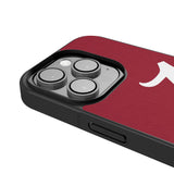 University of Alabama Crimson Tide Script A Personalized Stripe Bump Phone Case for Apple iPhone