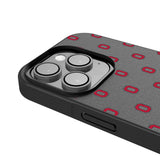Ohio State University Buckeyes Fashion Pattern Bump Phone Case for Apple iPhone-3