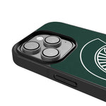 Michigan State University Spartans Personalized Stripe Bump Phone Case for Apple iPhone
