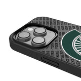 Michigan State University Spartans Personalized EndZone Plus Bump Phone Case for Apple iPhone