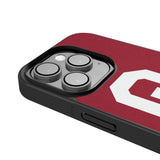 University of Oklahoma Sooners Personalized Stripe Bump Phone Case for Apple iPhone